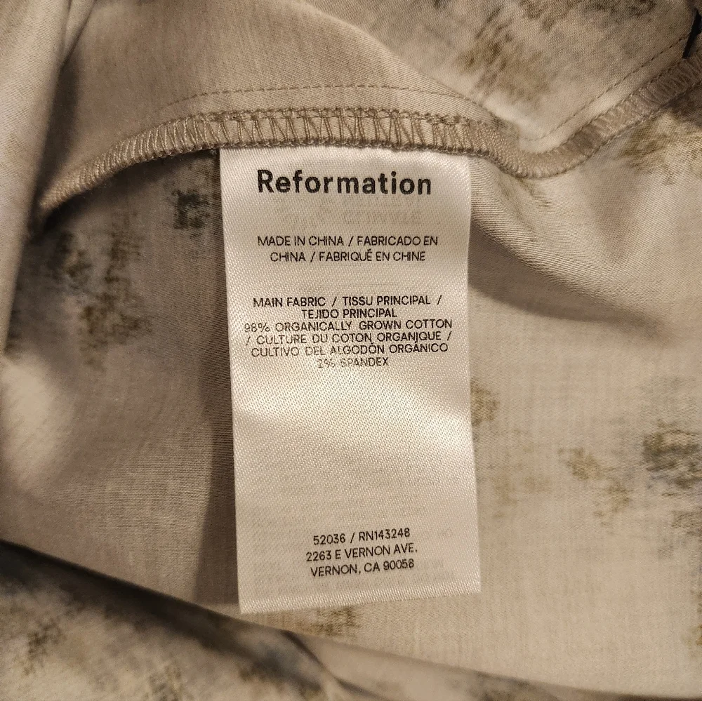 Reformation Michaela Dress, Size 2, NWT - Picture 4 of 5